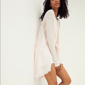 Free People TT Special Tee XS Au Natural Pink